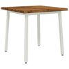 vidaXL Live Edge Esstisch 70 x 70 x 75 cm Massivholz Akazie