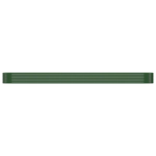 vidaXL Hochbeet Verzinkter Stahl 507x100x36 cm Gr&uuml;n