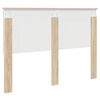 vidaXL Kopfteil mit Kopfteil Sonoma-Eiche 140 cm Holzwerkstoff