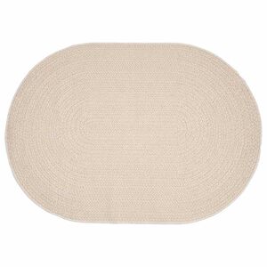 vidaXL Teppich ZIZUR Creme 170 x 120 cm Polypropylen