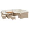 vidaXL Garten-Sofa-Set 12 stk. 11-Sitzanzahl Beige und Creme