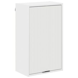 vidaXL Badezimmerschrank Wei&szlig; 39 x 23,5 x 65 cm Holzwerkstoff, Metall