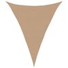 vidaXL Sonnensegel 160 g/m&sup2; Taupe 5x7x7 m HDPE