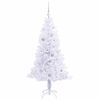 vidaXL K&uuml;nstlicher Weihnachtsbaum Wei&szlig; 150 cm PVC und Stahl