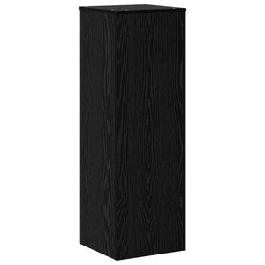 vidaXL Pflanzenst&auml;nder Schwarz Eichen-Optik 33 x 33 x 100 cm