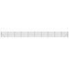 vidaXL Maschendrahtzaun mit Bodenflansch Anthrazit 1,4x25 m