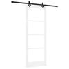vidaXL Schiebet&uuml;r ORKDAL 83 x 211 cm Massivholz Kiefer und Glas