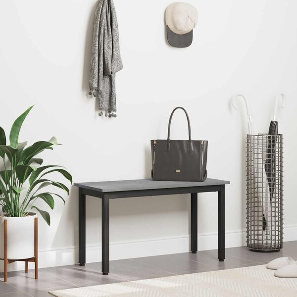 vidaXL Bank Graues Sonoma 80 x 35 x 45 cm Holzwerkstoff