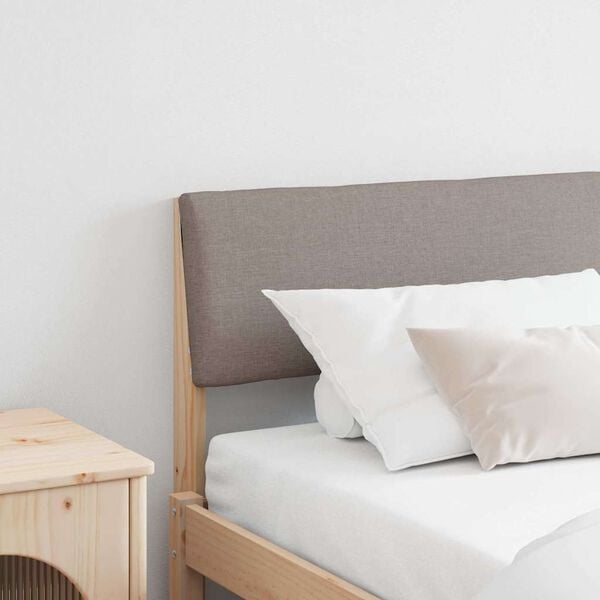 vidaXL Gepolstertes Kopfteil Taupe 180 cm Massives Kiefernholz