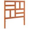 vidaXL Bettkopfteil Wachsbraun 105,5 x 4 x 104 cm Massives Kiefernholz