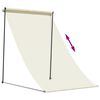 vidaXL Markise Einziehbar Creme 100x150 cm Stoff und Stahl