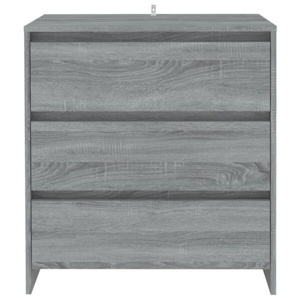 vidaXL Sideboard Grau Sonoma 70x41x75 cm Holzwerkstoff
