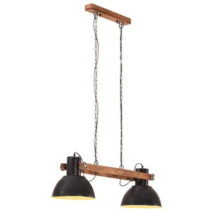vidaXL H&auml;ngelampe Industriestil 25 W Schwarz 109 cm E27