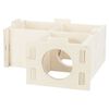 TRIXIE Nagerhaus mit 3 Kammern 30x12x30 cm Holz