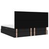 vidaXL Bett mit Stauraum und LED Schwarz 200 x 200 cm Polyester