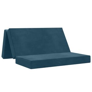 vidaXL Klappsofa Bett 160 x 67 x 45 cm Blau