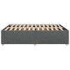 vidaXL Bettgestell ohne Matratze Dunkelgrau 160x200 cm Stoff