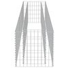 vidaXL Gabionen-Hochbeet Verzinkter Stahl 270×50×50 cm