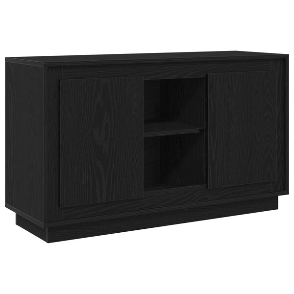 vidaXL Sideboard Schwarz Eichen-Optik 102 x 35 x 60 cm Holzwerkstoff