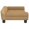 vidaXL Hundebett Braun 70x48x22 cm Samt