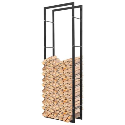 Brennholzregal Feuerholzständer Kaminholzablage rechteckig 150 cm