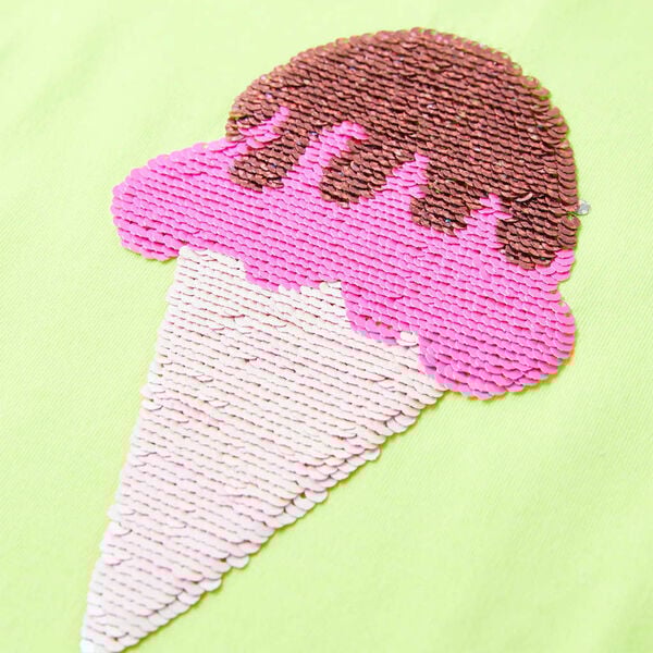 Kinder-T-Shirt Neongelb 140