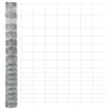 vidaXL Feldzaun Silber 25 x 1,2 m Verzinkter Stahl