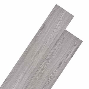 vidaXL Bodenplanken Dunkelgrau 5,26 m&sup2; 18 Stk. PVC
