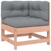 vidaXL 7-tlg. Garten-Lounge-Set mit Kissen Massivholz Douglasie
