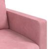 vidaXL Sofa 2 pcs Rosa Gesamtabmessungen: 158 x 78 x 80 cm (B x T x H)