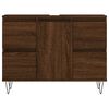 vidaXL Badschrank Braun Eichen-Optik 80x33x60 cm Holzwerkstoff