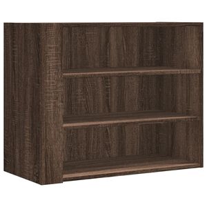 vidaXL Wandregal Braun Eichen-Optik 75x35x60 cm Holzwerkstoff