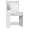 vidaXL Schminktisch Wei&szlig; 78,5 x 41 x 135 cm Holzwerkstoff