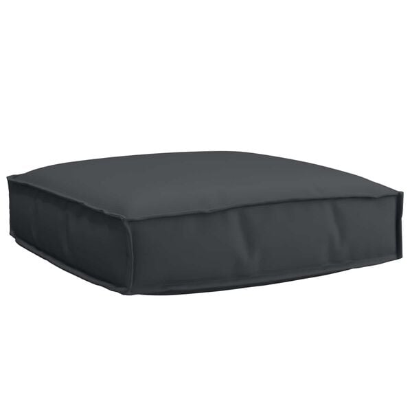 vidaXL Kissen Schwarz 60 x 60 x 12 cm Oxford-Stoff