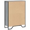vidaXL B&uuml;cherregal Grau Sonoma 80x31x106 cm Holzwerkstoff