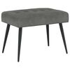 vidaXL Bank mit Knopfheftung Dunkelgrau 60 x 40 x 45 cm Samt
