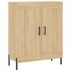 vidaXL Highboard Sonoma-Eiche 69,5x34x180 cm Holzwerkstoff