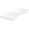 vidaXL Tagesbett Ausziehbar mit Matratzen Creme 90x200 cm Stoff