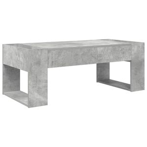 vidaXL Couchtisch Beton Grau 110 x 50 x 41 cm Holzwerkstoff
