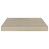 vidaXL Schwebendes Wandregal Eichefarben 40x23x3,8 cm MDF