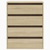 vidaXL Kommode Sonoma-Eiche 60x41x76 cm Holzwerkstoff