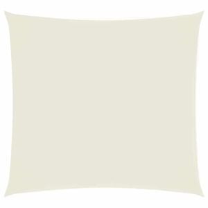 vidaXL Sonnensegel Oxford-Gewebe Quadratisch 3x3 m Creme