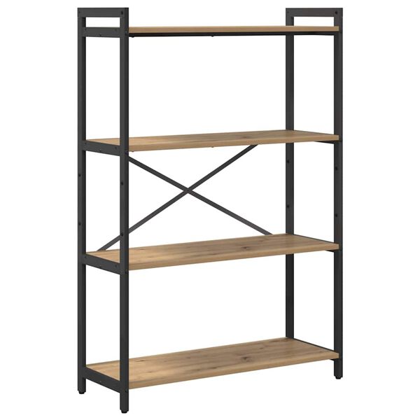 vidaXL B&uuml;cherregal Artisan-Eiche 80 x 30 x 120 cm Holzwerkstoff