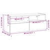 vidaXL TV-Wandschrank Weiß 80x30x30 cm Holzwerkstoff