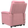 vidaXL Massagesessel mit Aufstehhilfe Rosa Samt