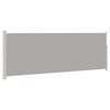 vidaXL Ausziehbare Seitenmarkise 160x514 cm Grau