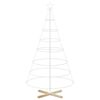 vidaXL Weihnachtsdeko KUOPIO 180 cm Stahl Wei&szlig;