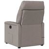 vidaXL Massagesessel Taupe Stoff
