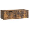 vidaXL Wandmontierter TV-Schrank Ger&auml;ucherte Eiche 98 x 41 x 30 cm