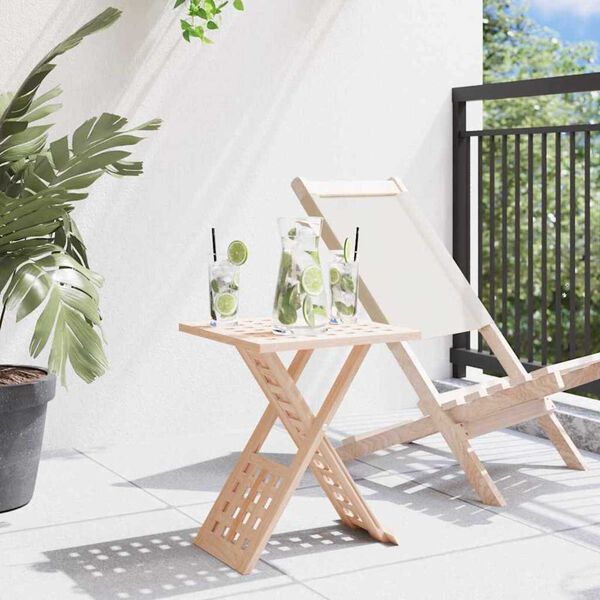 vidaXL Couchtisch Braun 33 x 33 x 40,5 cm Massivholz aus Walnuss